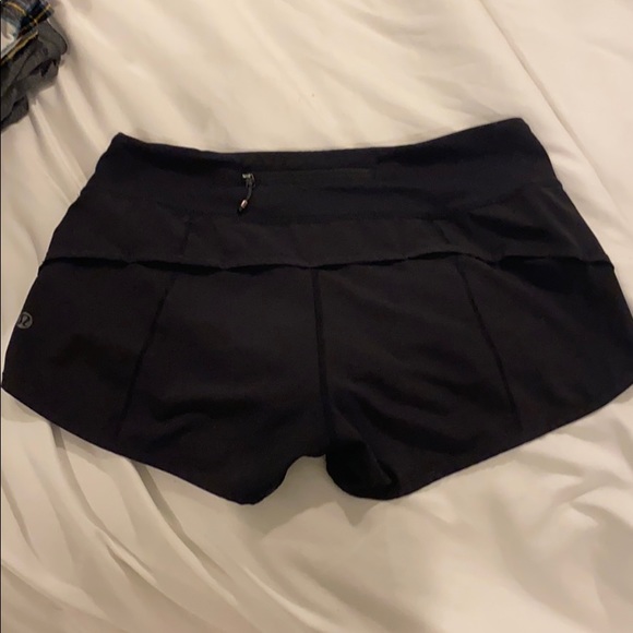Black Lululemon shorts, Size 4 - Picture 3 of 5
